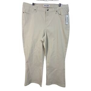 DKNY Jeans Women's Williamsburg High Rise Flare Crop Plus Size 16W NWT